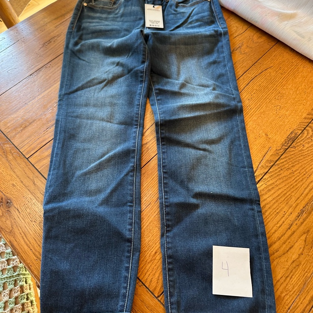 Judy Blue Straight Blue Jeans Classic Denim